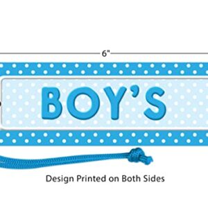 Teacher Created Resources Polka Dots Boys Pass (blue), Blue (4755)