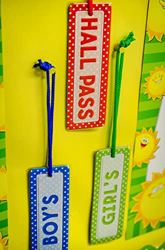 Teacher Created Resources Polka Dots Boys Pass (blue), Blue (4755)