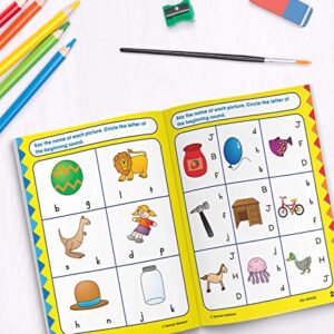 Carson Dellosa Beginning Reading Workbook―Kindergarten Early Reader Phonics Practice With Stickers, Incentive Chart, Puzzles, Coloring Activities (64 pgs) (Home Workbooks)