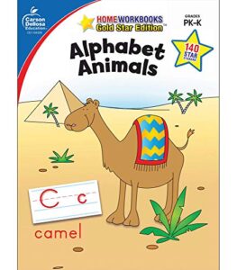 alphabet animals, grades pk – k (home workbooks)
