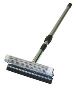 carrand 9049 deluxe 8″ metal squeegee with 42″ steel extendable handle