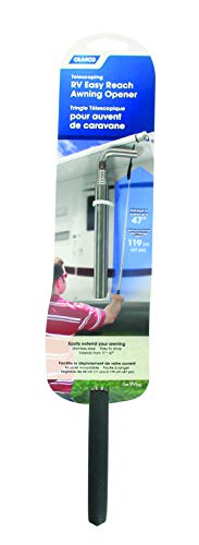 Camco RV Easy Reach Awning Opener | Extends from 11-inches to 47-inches with a Telescopic Design | (42544)