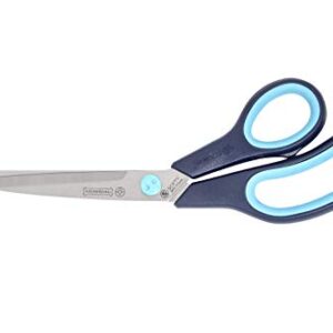 Mundial Cushion Soft BP1890-1 Dressmaker Shears, Blue/Lt. Blue Handle