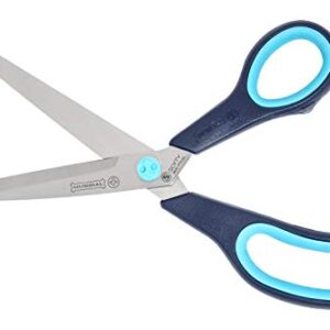 Mundial Cushion Soft BP1890-1 Dressmaker Shears, Blue/Lt. Blue Handle