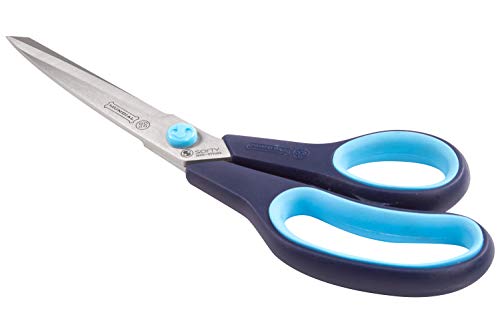 Mundial Cushion Soft BP1890-1 Dressmaker Shears, Blue/Lt. Blue Handle