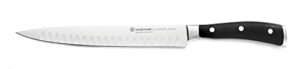 wusthof classic ikon carving knife, one size, black, stainless