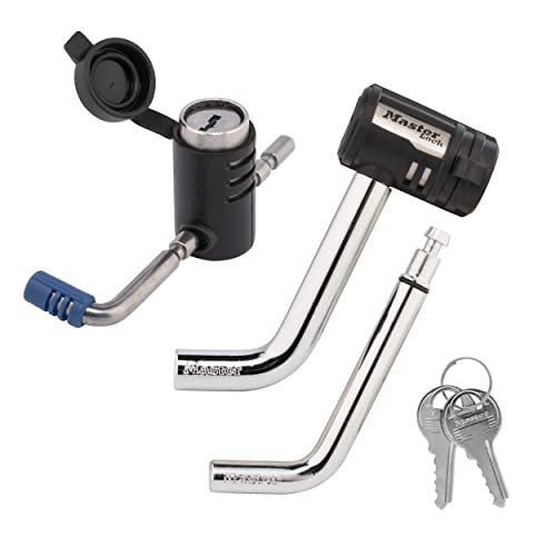 Master Lock 2848DAT Key Alike Set with Receiver and Coupler Latch Locks, 2-Piece Set