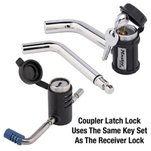 Master Lock 2848DAT Key Alike Set with Receiver and Coupler Latch Locks, 2-Piece Set
