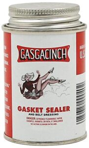 gasgacinch 440-a gasket sealer and belt dressing, 4 oz , white