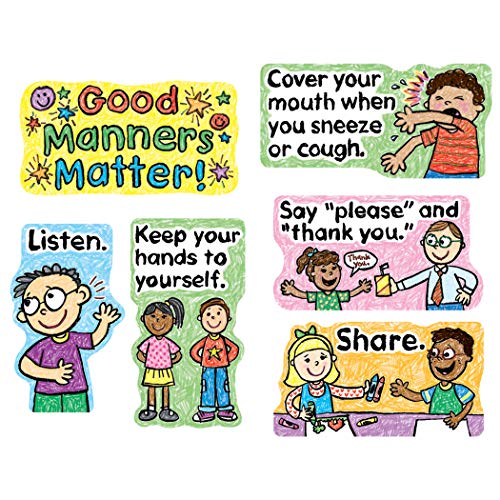 Carson Dellosa Good Manners Matter Bulletin Board Set (110109)