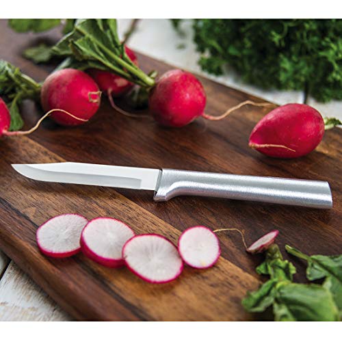 Rada Cutlery Paring Knife Set – 6 Knives with Stainless Steel Blades With Aluminum Handles Made in the USA