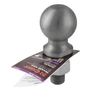 CURT 40042 Raw Steel Trailer Hitch Ball, 12,000 lbs, 2-5/16-Inch Diameter, 1 x 2-1/4-Inch Shank