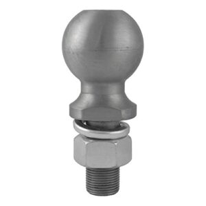 CURT 40042 Raw Steel Trailer Hitch Ball, 12,000 lbs, 2-5/16-Inch Diameter, 1 x 2-1/4-Inch Shank