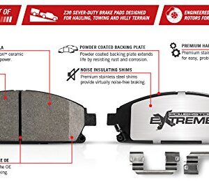 Power Stop Z36-1333 Front Z36 Truck and Tow Brake Pads