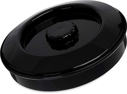 CFS 047503 Stackable Tortilla Server w/Lid, 7-1/4" / 2", Black