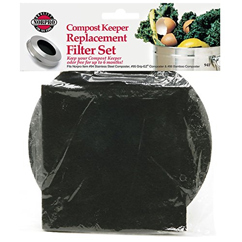Norpro 94F 2-Piece Composter Filter Refills Set