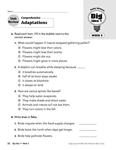 Daily Science, Grade 3 Teacher Edition