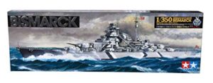 tamiya 78013 1/350 german battleship bismarck plastic model boat kit