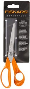 fiskars 01-005437 heritage seamstress scissors, 8 inch, orange , white