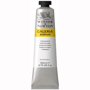 winsor & newton galeria acrylic paint, 6.75 fl oz (pack of 1), titanium white