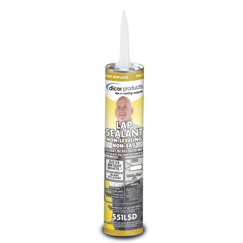 Dicor Corporation 551LSD-1 Edpm Lap Seal 10.3 Oz. Tube Dove