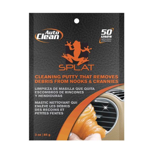 Vdera SPLAT-AC-3P Splat Orange Auto-Clean Cleaning Putty - 3 oz.