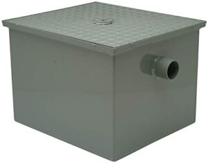 zurn gt2700-07-2nh – steel grease trap, 7 gpm 2″ with flow control
