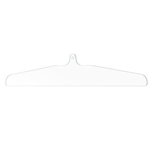 pennzoni display co. clear acrylic hanger – jersey display hanger – crystal clear acrylic hanger for jersey, t-shirt, uniform & wedding dress displays