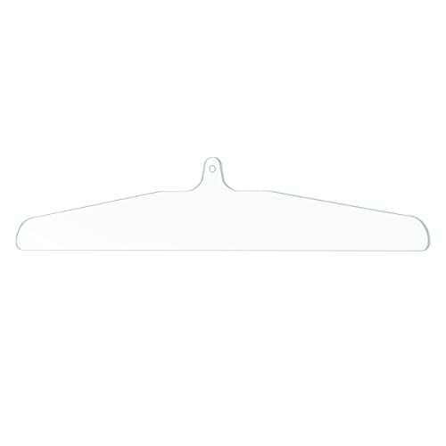 Pennzoni Display Co. Clear Acrylic Hanger - Jersey Display Hanger - Crystal Clear Acrylic Hanger for Jersey, T-Shirt, Uniform & Wedding Dress Displays