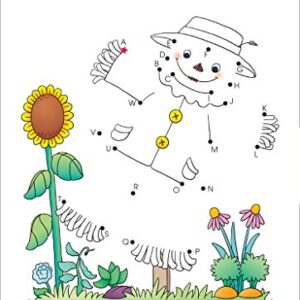 School Zone - Dot-to-Dots Alphabet Workbook - 32 Pages, Ages 4 to 6, Preschool, Kindergarten, Connect the Dots, Letter Puzzles, ABCs, and More (School Zone Activity Zone® Workbook Series)