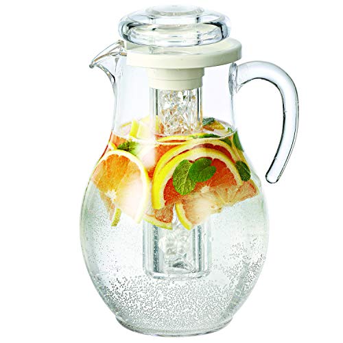 Service Ideas SWP33SB Pitcher, Acrylic, Smooth Body, 3.2 L