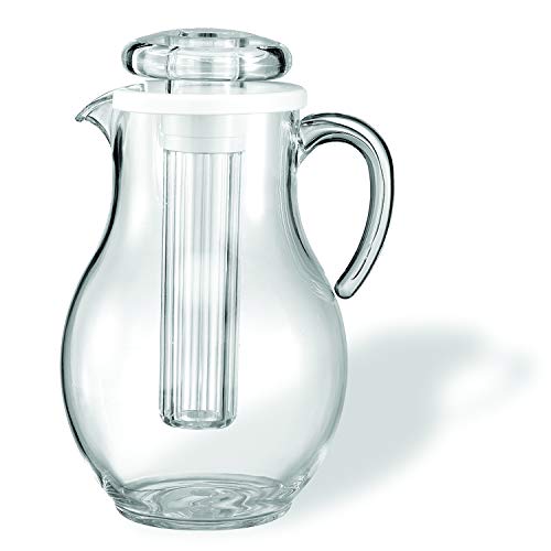 Service Ideas SWP33SB Pitcher, Acrylic, Smooth Body, 3.2 L