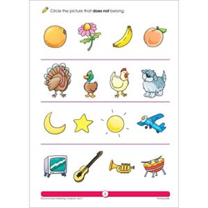 School Zone - Thinking Skills Workbook - 64 Pages, Ages 3 to 5, Preschool to Kindergarten, Problem-Solving, Logic & Reasoning Puzzles, and More (School Zone Get Ready!™ Book Series)