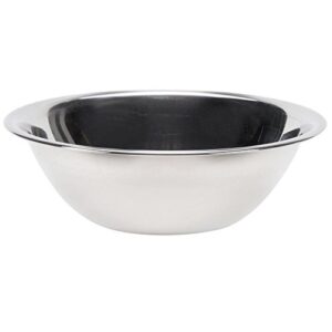 vollrath 47946 bright mirror finish s/s economy 16 quart mixing bowl, stainless