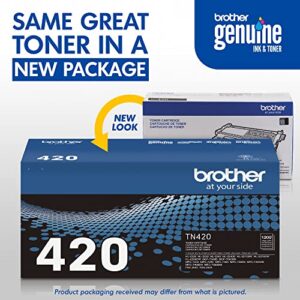 Brother Genuine TN420 Mono Laser Toner Cartridge Black