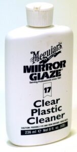 meguiars #17 clear plastic cleaner, 8 oz bottle