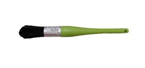 forney 70508 parts cleaning brush, carbon steel with plastic handle, 10-1/2-inch,green