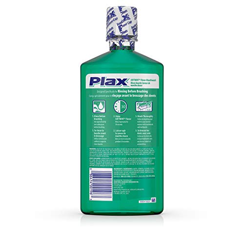 Plax Advanced PreBrushing Dental Rinse, Soft Mint, 24 Ounce