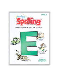 5th grade spelling student workbook level e by a reason for – fifth graders practice workbooks for words, vocabulary & comprehension skills – kids help books for homeschool, classroom, & home