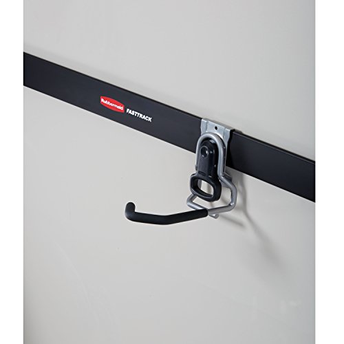 Rubbermaid FastTrack Garage Organization System, Vertical Bike Hook, Bike Storage, Holds up to 50 Pounds, Wall Mount and Heavy Duty Garage Hanger