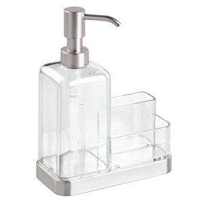 InterDesign Forma Soap Dispenser 8 in. H x 3 in. W x 6 in. L Clear PVC