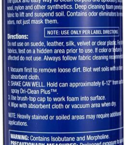 Blue Coral DC22 Upholstery Cleaner Dri-Clean Plus with Odor Eliminator, 22.8 oz. Aerosol