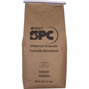 brady dri-zorb corncob 8.5 gal 40 lb granular absorbent 107697 – dz-100 [price is per bag]