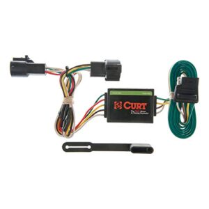 curt 55325 vehicle-side custom 4-pin trailer wiring harness, fits select ford ranger, mazda b2300, b3000, b4000