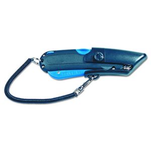 COSCO Box Cutter Knife w/Shielded Blade, Black/Blue (091524)