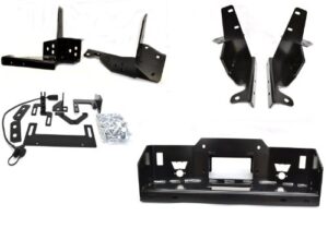 warn 84515 semi-hidden fixed winch mount, fits: ford f-series trucks (2011-2016)