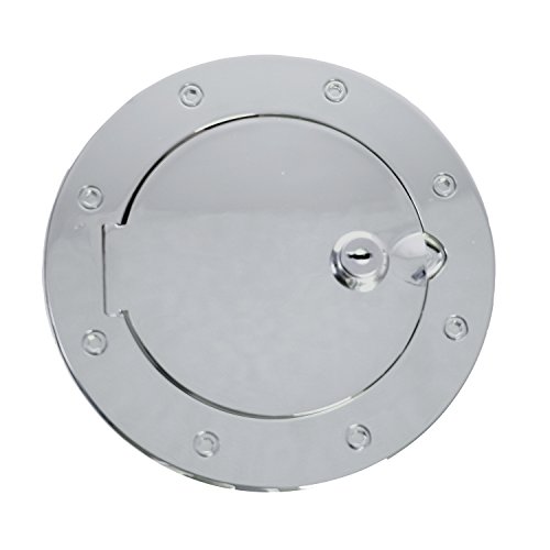 Rugged Ridge 11134.03 Gas Cap Door, Locking, Stainless Steel; 07-18 Jeep Wrangler JK