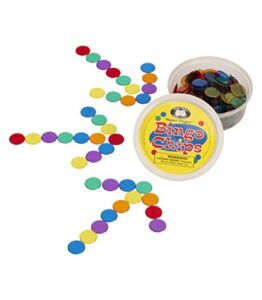 super duper publications | tub of plastic bingo chips | educational learning resource for children