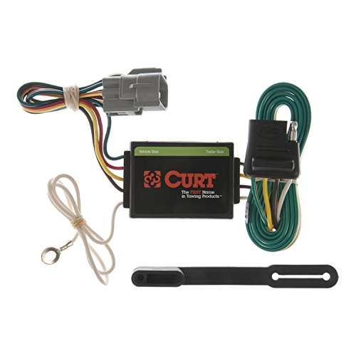 CURT 55365 Vehicle-Side Custom 4-Pin Trailer Wiring Harness, Fits Select Toyota Land Cruiser, Lexus LX470