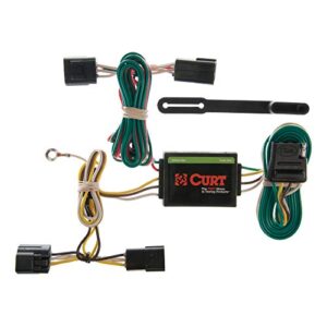 curt 55360 vehicle-side custom 4-pin trailer wiring harness, fits select honda passport, isuzu rodeo, sport, amigo